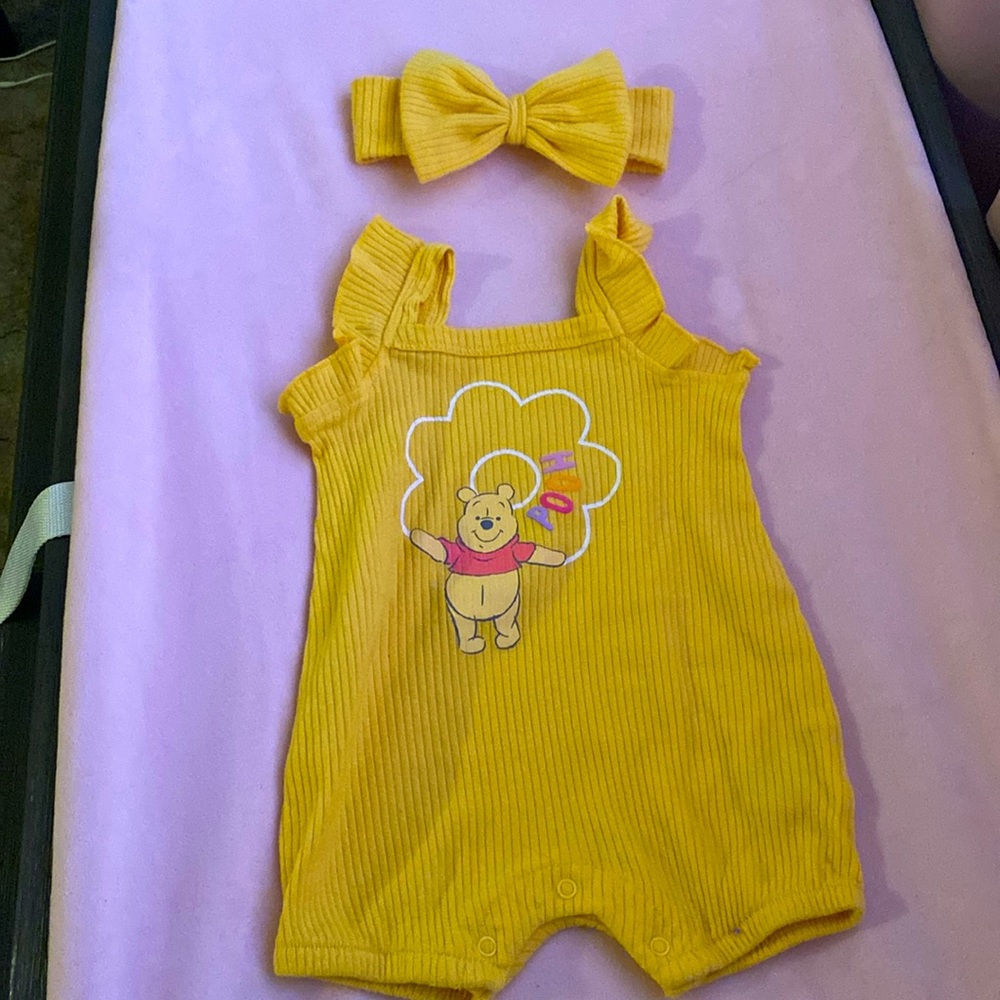 Disney Romper w: Headband